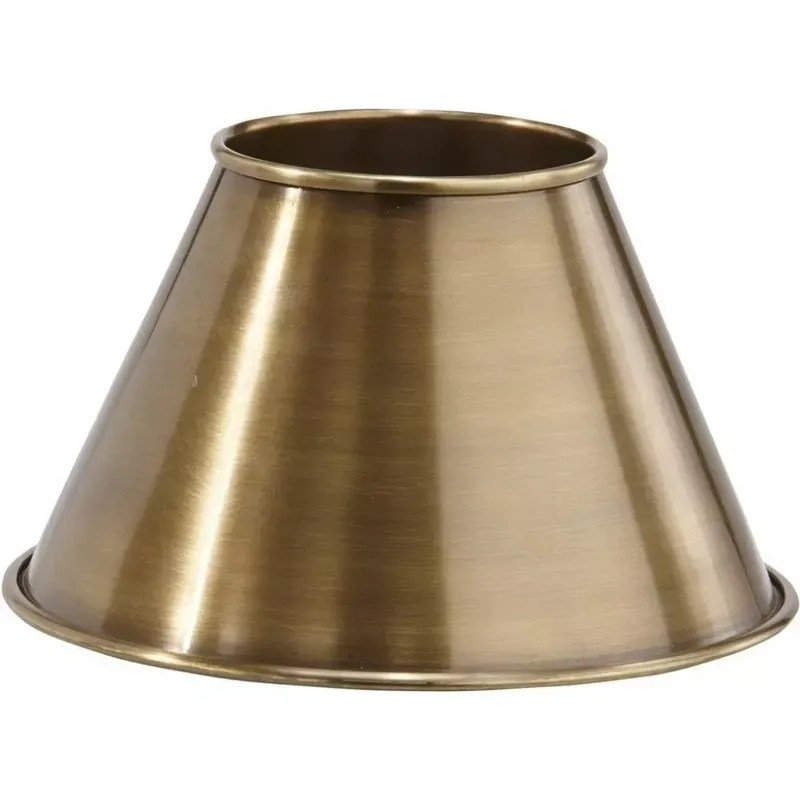 Classic lampskärm - Antikmässing - 22 cm, antikmässing