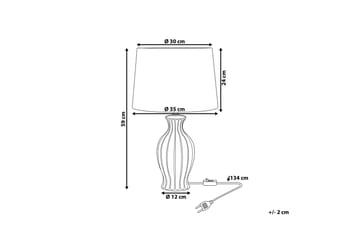 Samina Bordslampa 35 cm - Grön - Products - Belysning - Lampor & belysning inomhus - Bordslampa