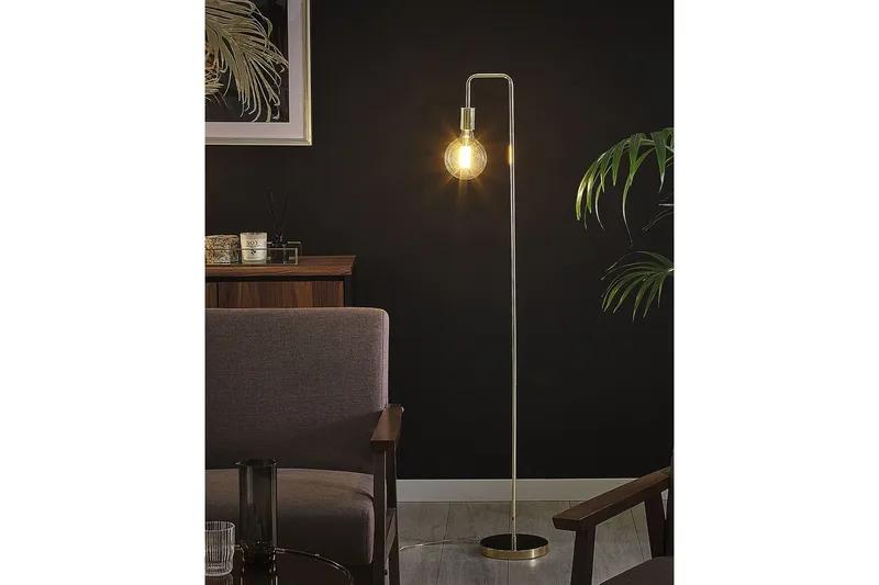 Savenay Golvlampa 140 cm - Guld - Products - Belysning - Lampor & belysning inomhus - Golvlampa