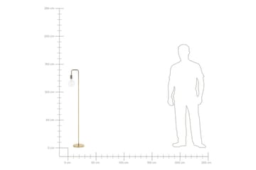 Savenay Golvlampa 140 cm - Guld - Products - Belysning - Lampor & belysning inomhus - Golvlampa