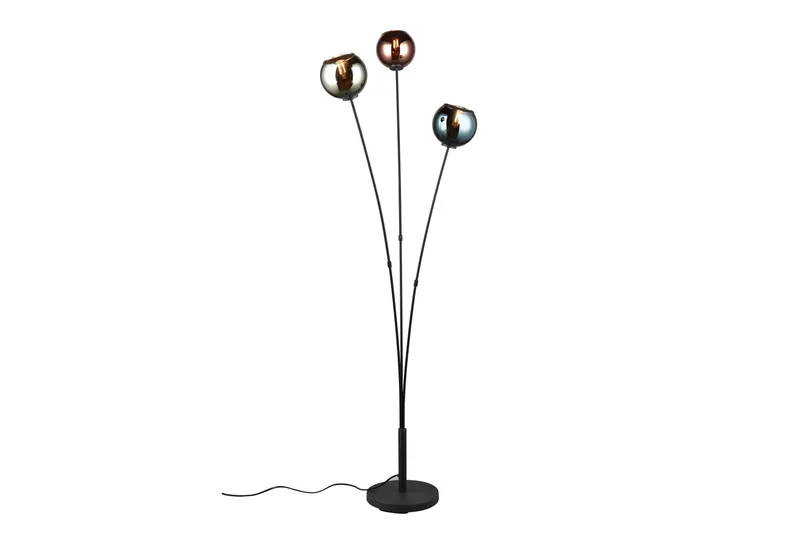 Sheldon Golvlampa 3L E14 flerfärgad, Flerfärgad