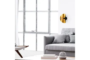 Vägglampa Sugana Giada Svart / Rany - Guld/Svart - Products - Belysning - Lampor & belysning inomhus - Sovrumslampa - Sänglampa - Sänglampa vägg