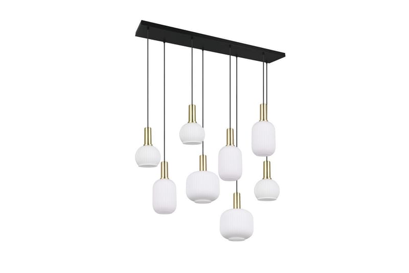 Pendel TRIO Diva 8-del, Mattmässing/vit - 8-del, Mattmässing/vit - Products - Belysning - Lampor & belysning inomhus - Taklampa & takbelysning - Kökslampa & taklampa kök