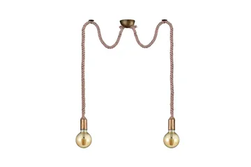 Rope Taklampa 2L  E27 antikmässing - Antik mässing - Products - Belysning - Lampor & belysning inomhus - Taklampa & takbelysning - Kökslampa & taklampa kök