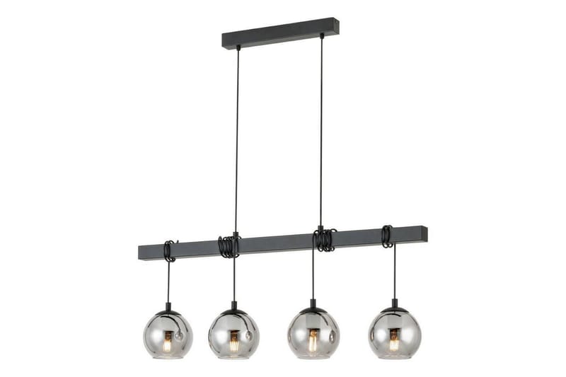 Takpendel Eglo Argallo Svart/Transparent med 4 Lampor - Products - Belysning - Lampor & belysning inomhus - Taklampa & takbelysning - Pendellampa & hänglampa