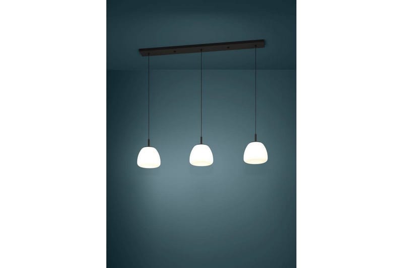 Takpendel Eglo Balmes Svart/Opalvit med 3 Lampor - Products - Belysning - Lampor & belysning inomhus - Taklampa & takbelysning - Pendellampa & hänglampa