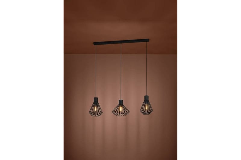 Takpendel Eglo Basidano Svart med 3 Lampor - Products - Belysning - Lampor & belysning inomhus - Taklampa & takbelysning - Pendellampa & hänglampa