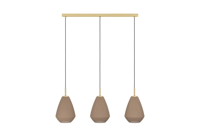 Takpendel Eglo Caprarola med 3 Lampor - Mässing - Products - Belysning - Lampor & belysning inomhus - Taklampa & takbelysning - Pendellampa & hänglampa