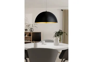Takpendel Eglo Gaetano 1 Ø530 mm Svart, Guld - Svart/Guld - Products - Belysning - Lampor & belysning inomhus - Taklampa & takbelysning - Pendellampa & hänglampa