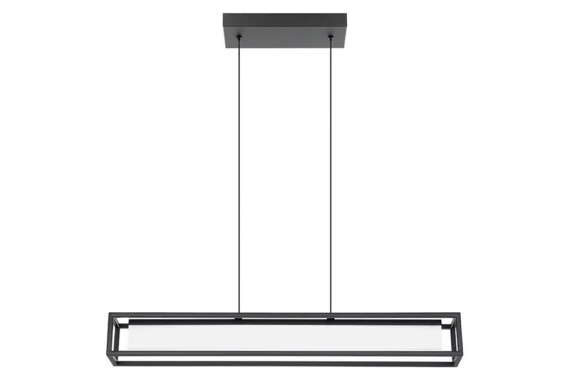 Takpendel Eglo Gualajo Avlång Svart