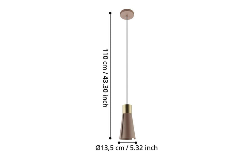 Takpendel Eglo Losalomas - Brons/Guld - Products - Belysning - Lampor & belysning inomhus - Taklampa & takbelysning - Pendellampa & hänglampa