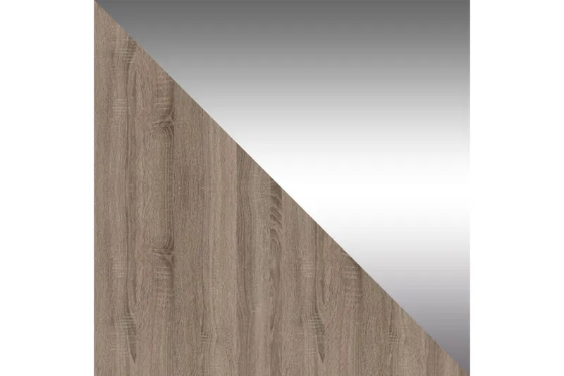 Estella Garderob 120 cm Skjutdörrar Smal Spegel - Ek/Tryffel/Spegel - Products - Förvaring - Garderober & garderobssystem