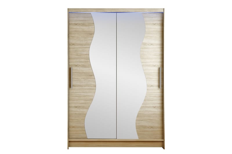 Estella Garderob med Spegel 120x200 cm - Beige - Products - Förvaring - Garderober & garderobssystem
