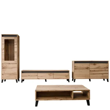 Amshyttan Möbelset För Vardagsrum - Brun/Svart - Products - Förvaring - Förvaringsmöbler - Möbelset för vardagsrum