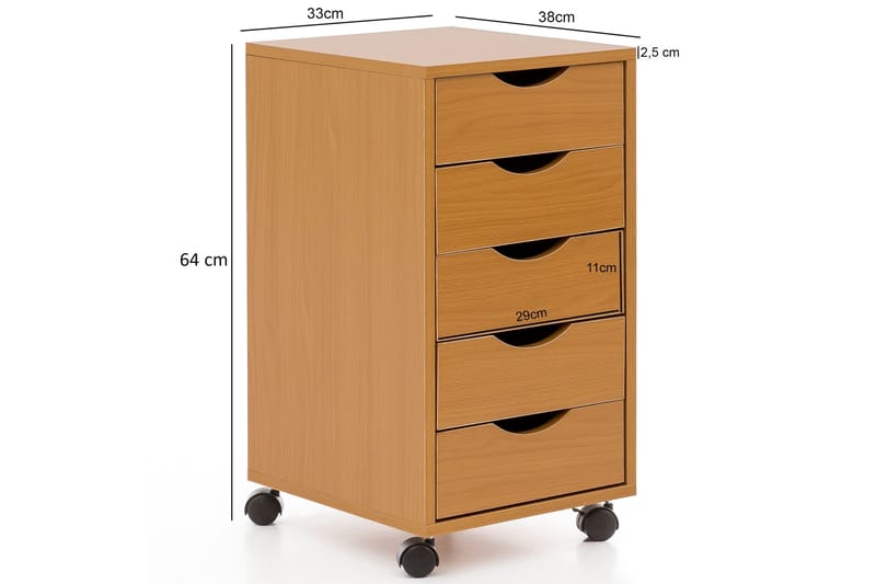 Javarris Hurts 33x38 cm - Trä/natur - Products - Förvaring - Förvaringsmöbler - Byrå - Hurts