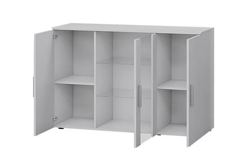 Soho Byrå 41x120 cm LED-belysning - Ek/Svart/RGB LED - Products - Förvaring - Förvaringsmöbler - Byrå - Hallbyrå