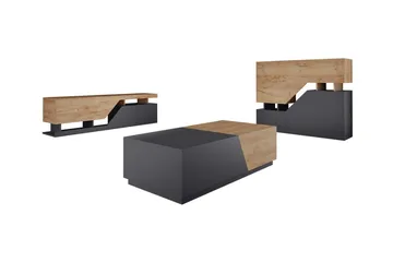 Carbost Möbelset För Vardagsrum Anthracite - Products - Förvaring - Förvaringsmöbler - Möbelset för vardagsrum