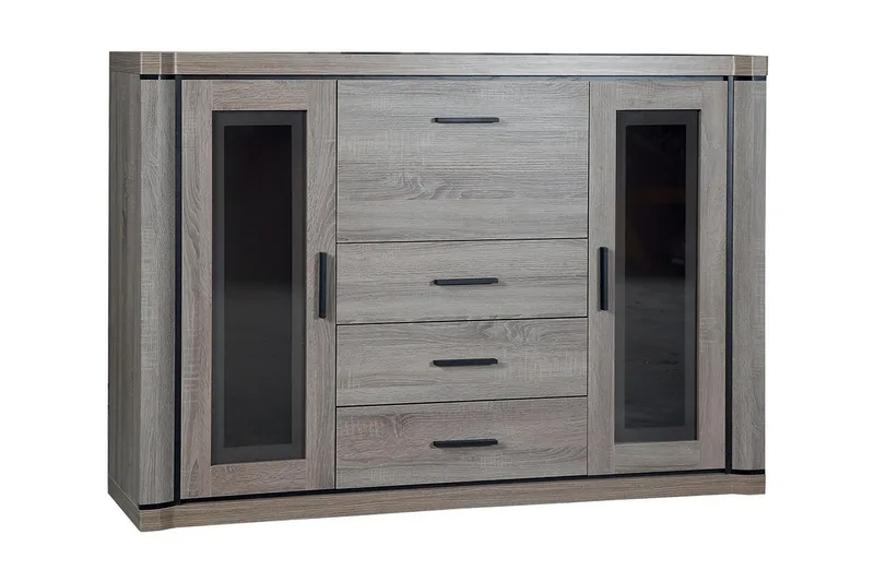 Dallas Skänk 157x43,5x111 cm, Beige/Grå