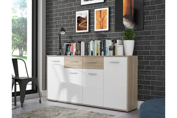 Haba Skänk 34x162 cm - Brun/Vit - Products - Förvaring - Förvaringsmöbler - Sideboard & skänk
