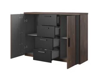 Joannie Förvaringskista 132 cm - Mörkbrun/Svart - Products - Förvaring - Förvaringsmöbler - Förvaringskista & sängkista