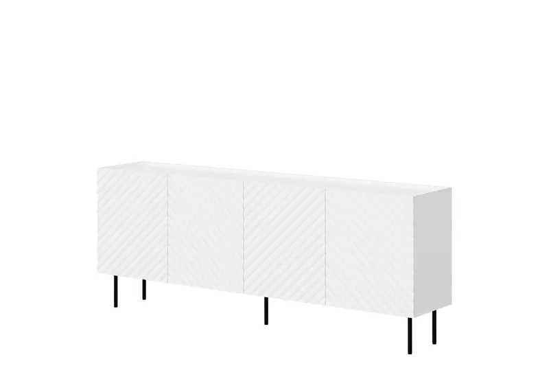 Munkedal Byrå 200 cm, Vit