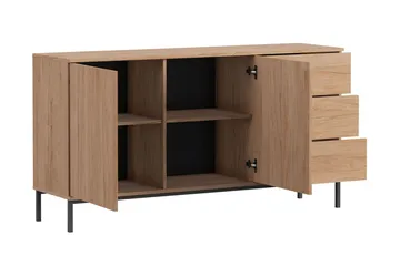 Querty Vardagsrumsset LED-belysning 7 Delar Vit LED - Natur - Products - Förvaring - Förvaringsmöbler - Möbelset för vardagsrum