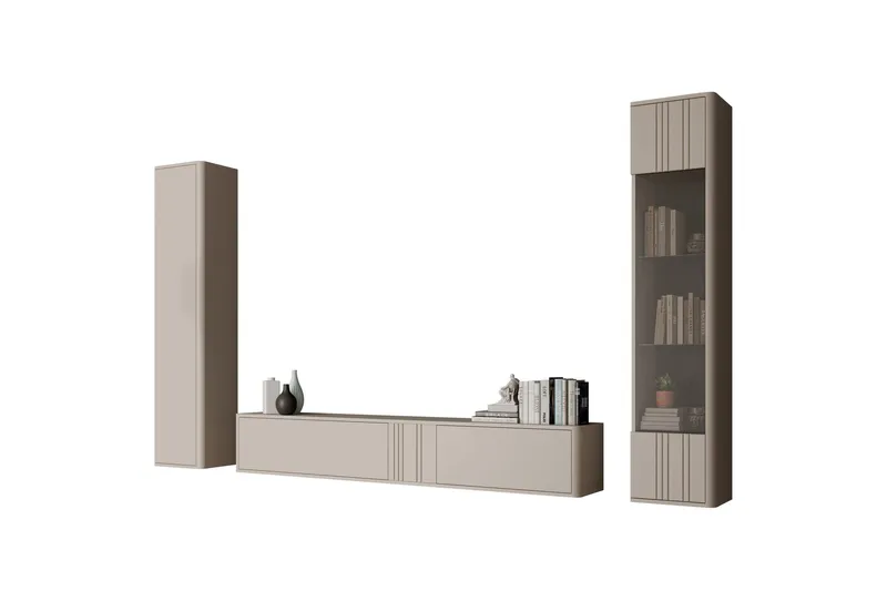 Zalricus Möbelset För Vardagsrum, Beige