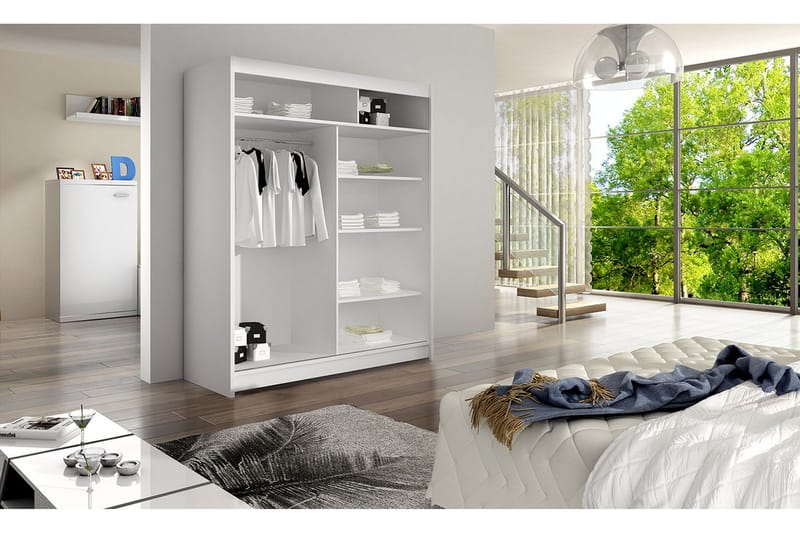 Garderob Camino LED-belysning - Svart - Products - Förvaring - Garderober & garderobssystem