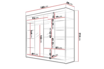 Garderob Talin - Svart - Products - Förvaring - Garderober & garderobssystem