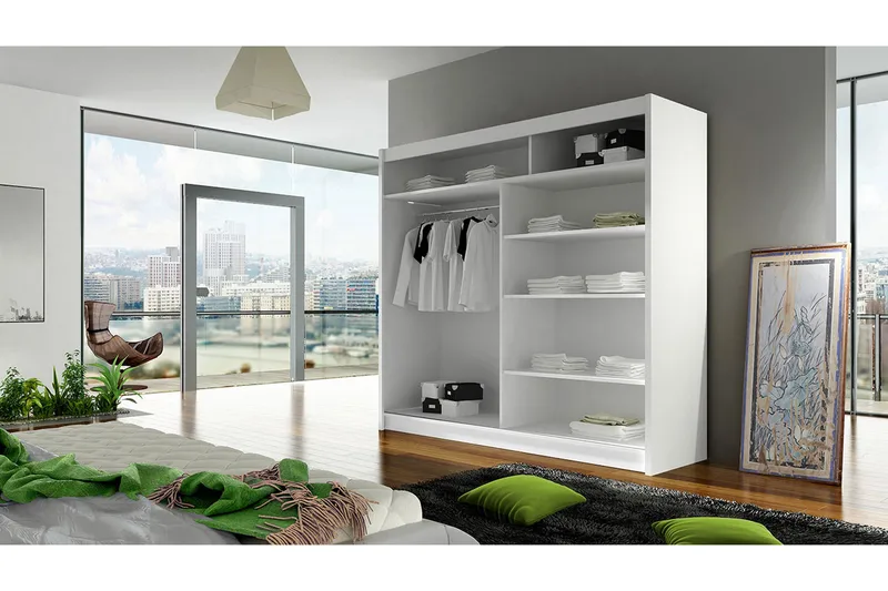 Garderob Prag LED-belysning - Svart - Products - Förvaring - Garderober & garderobssystem