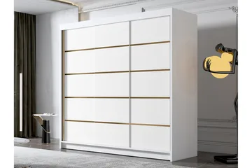 Dianna Garderob 200x215 cm - Vit - Products - Förvaring - Garderober & garderobssystem - Garderobsskåp