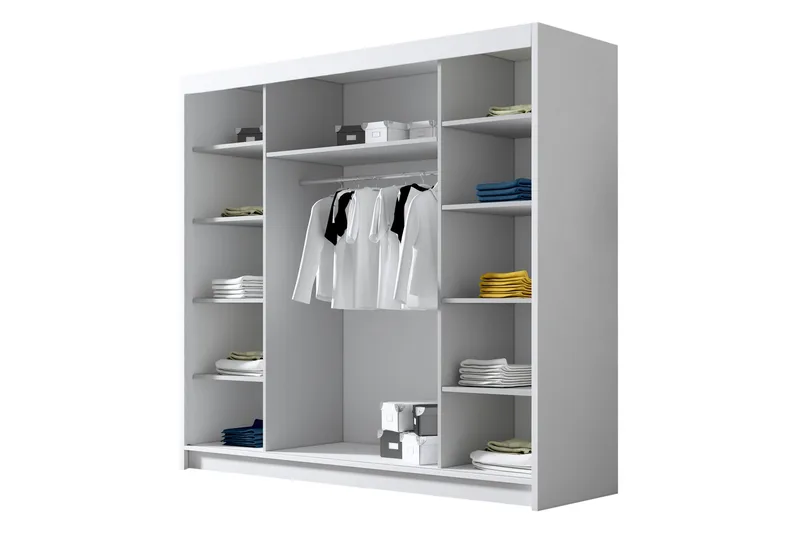 Dianna Garderob 200x215 cm - Vit - Products - Förvaring - Garderober & garderobssystem - Garderobsskåp