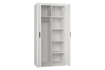 Enzenauer Garderob 90x53x191 cm - Vit - Products - Förvaring - Garderober & garderobssystem - Garderobsskåp