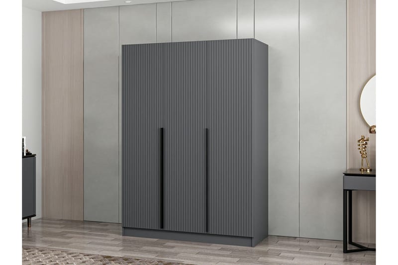 Fruitland Garderob 135 cm - Antracit - Products - F örvaring - Garderober & garderobssystem - Garderobsskåp
