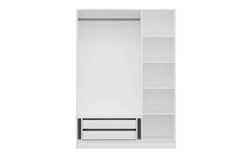 Fruitland Garderob 135 cm - Vit - Products - Förvaring - Garderober & garderobssystem - Garderobsskåp