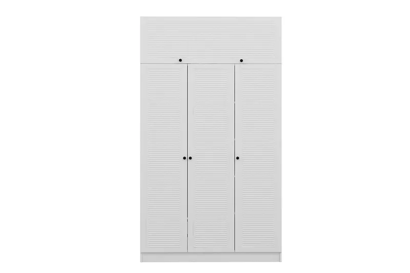 Fruitland Garderob 135x190 cm, Vit