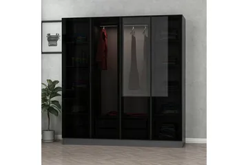 Fruitland Garderob 180 cm - Antracit - Products - Förvaring - Garderober & garderobssystem - Garderobsskåp