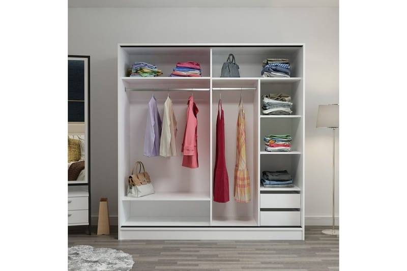 Fruitland Garderob 180 cm - Brun - Products - Förvaring - Garderober & garderobssystem - Garderobsskåp