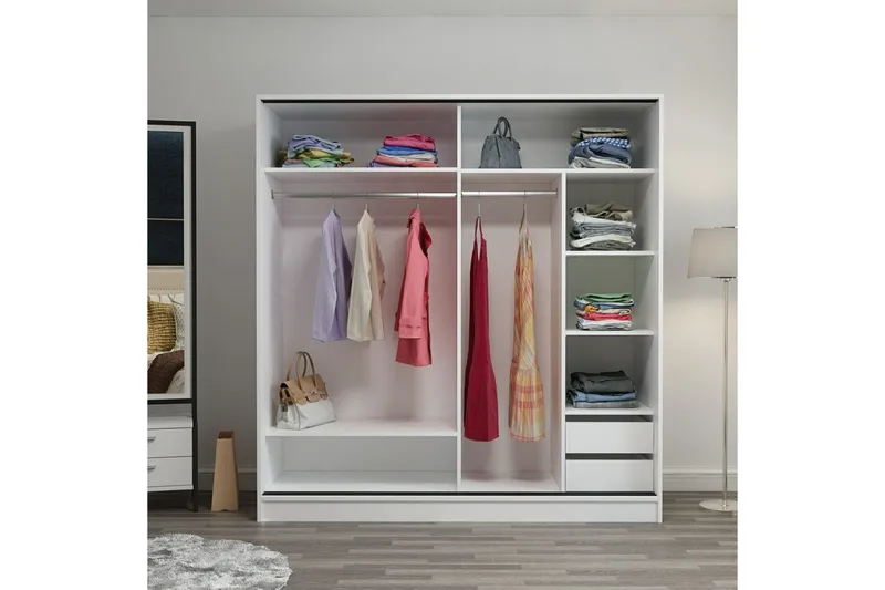 Fruitland Garderob 180 cm - Brun - Products - Förvaring - Garderober & garderobssystem - Garderobsskåp