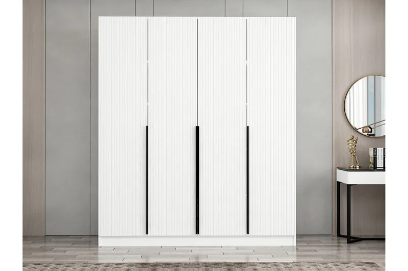 Fruitland Garderob 180 cm, Vit