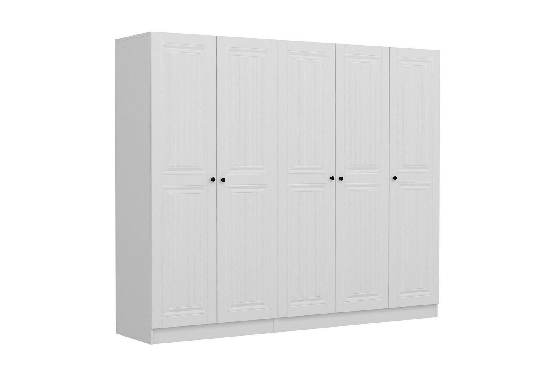 Fruitland Garderob 225 cm - Vit - Products - Förvaring - Garderober & garderobssystem - Garderobsskåp