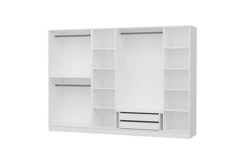 Fruitland Garderob 270 cm - Vit - Products - Förvaring - Garderober & garderobssystem - Garderobsskåp