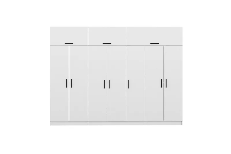 Fruitland Garderob 315x255 cm, Vit