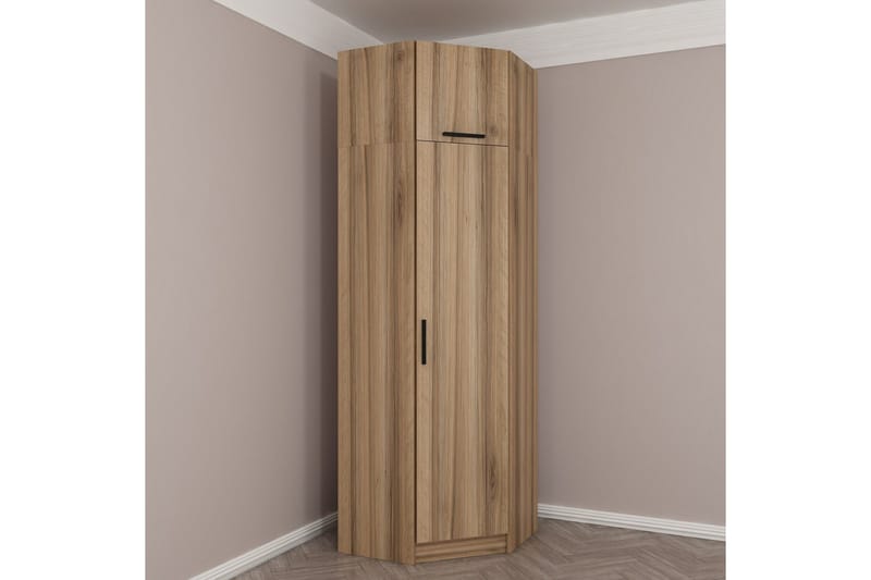 Fruitland Hörngarderob 74 cm, Ek