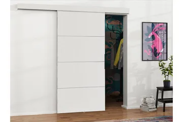 Malibu Dörr 204x106x205 cm - Vit - Products - Förvaring - Garderober & garderobssystem - Garderobsdörr - Skjutdörr garderob & walk-in closet