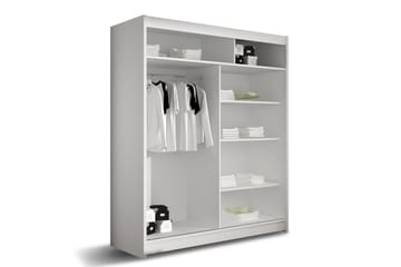 Leila Garderob 150 cm Skjutdörrar - Beige/Trä/Natur - Products - Förvaring - Garderober & garderobssystem - Garderobsskåp