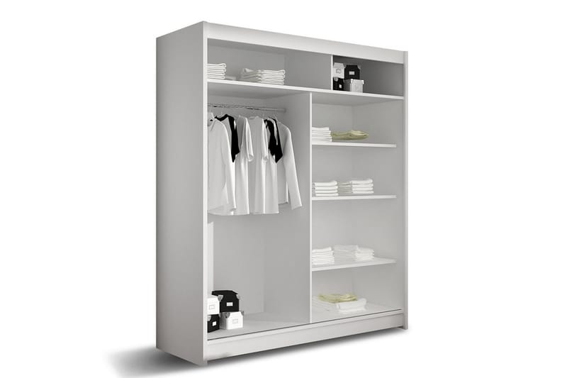 Leila Garderob 150 cm Skjutdörrar - Beige/Trä/Natur - Products - Förvaring - Garderober & garderobssystem - Garderobsskåp