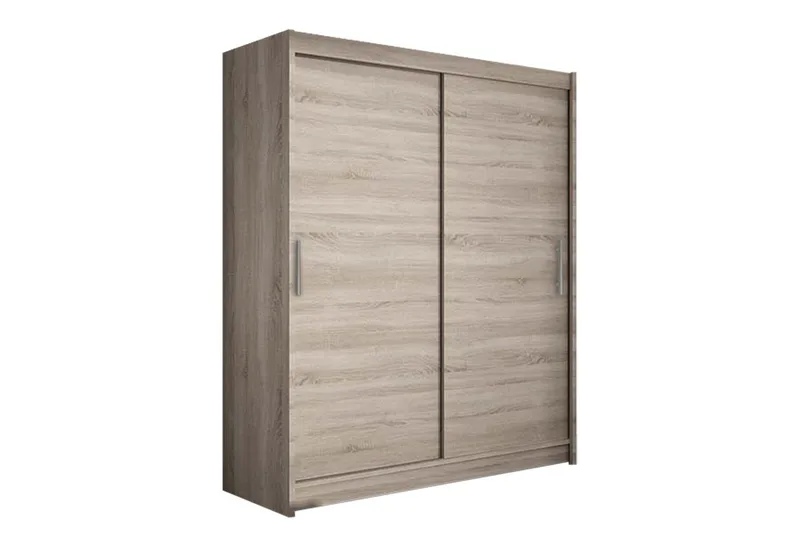 Leila Garderob 150 cm Skjutdörrar - Beige/Trä/Natur - Products - Förvaring - Garderober & garderobssystem - Garderobsskåp