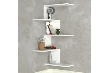 Canitor Vägghylla - Vit - Products - Förvaring - Hylla - Hörnhylla