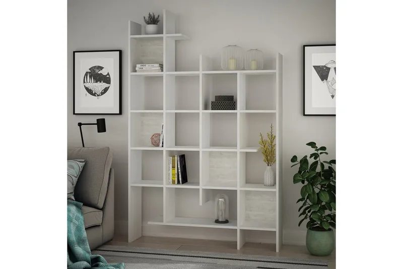 Decorta Bokhylla - Vit - Products - Förvaring - Hylla - Bokhylla